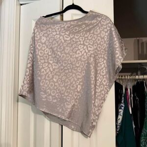 Boutique One Shoulder Leopard Print Women's Top